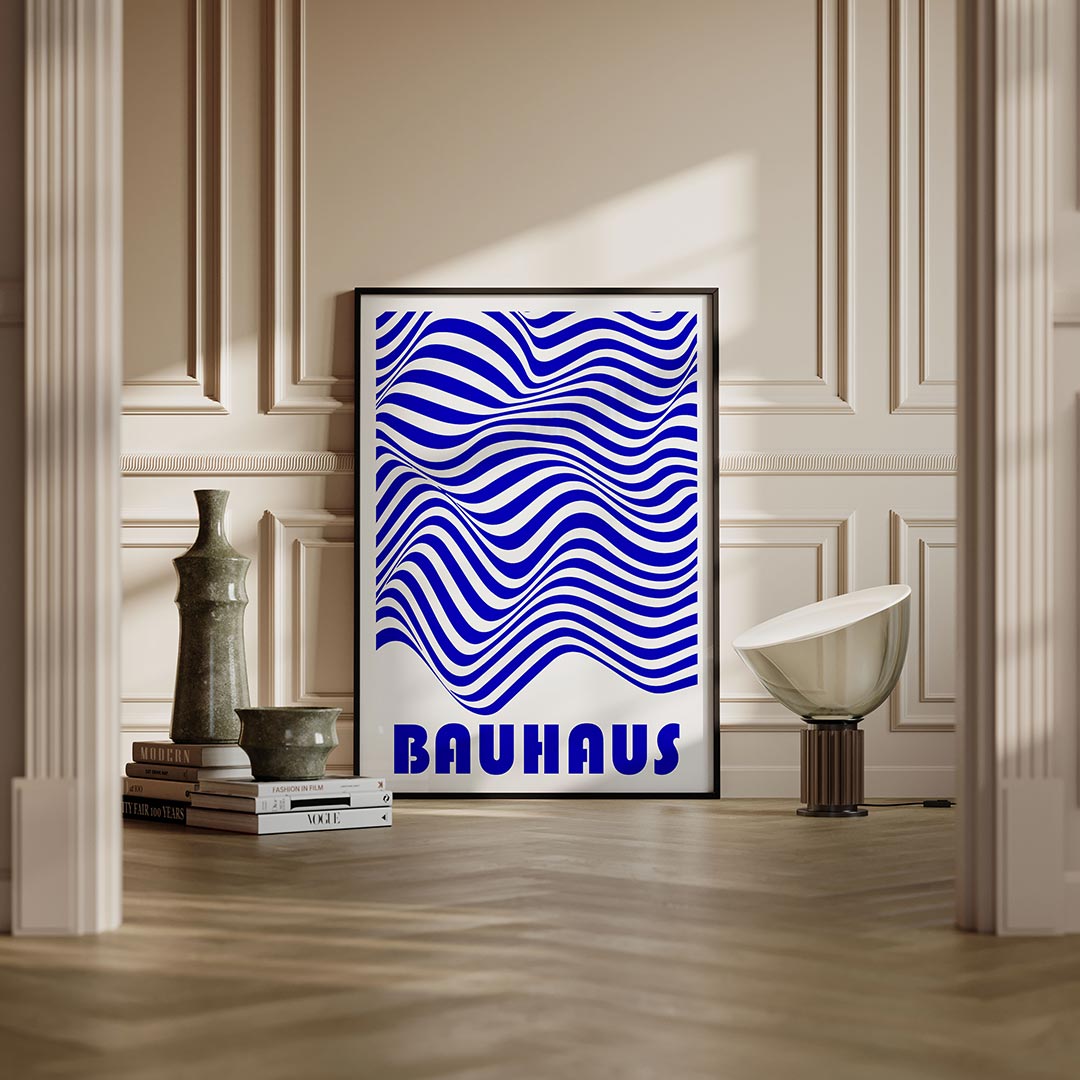 Golvend lijnenspel Poster