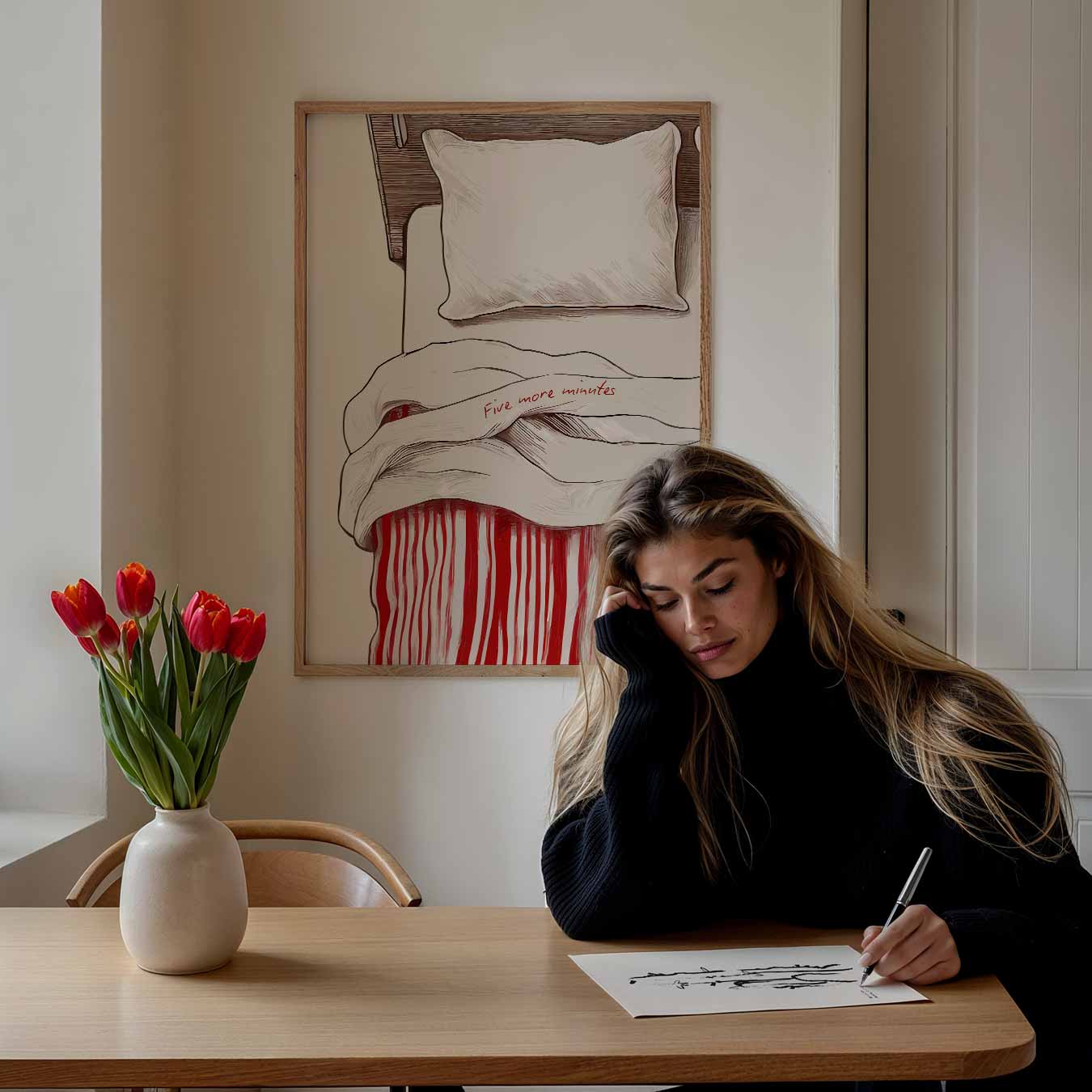 Vijf Minuten Extra Relaxatie Poster-WallArtistic