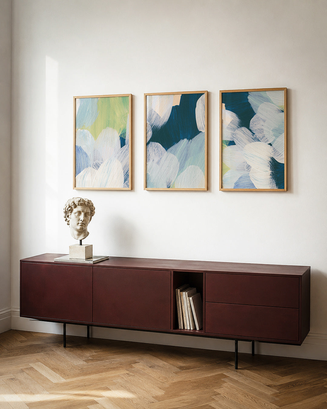 Zachte kleurvlakken Posterset