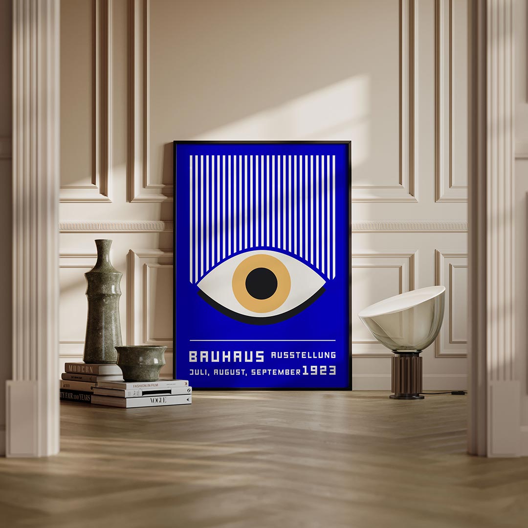 Oog en lijnen Poster