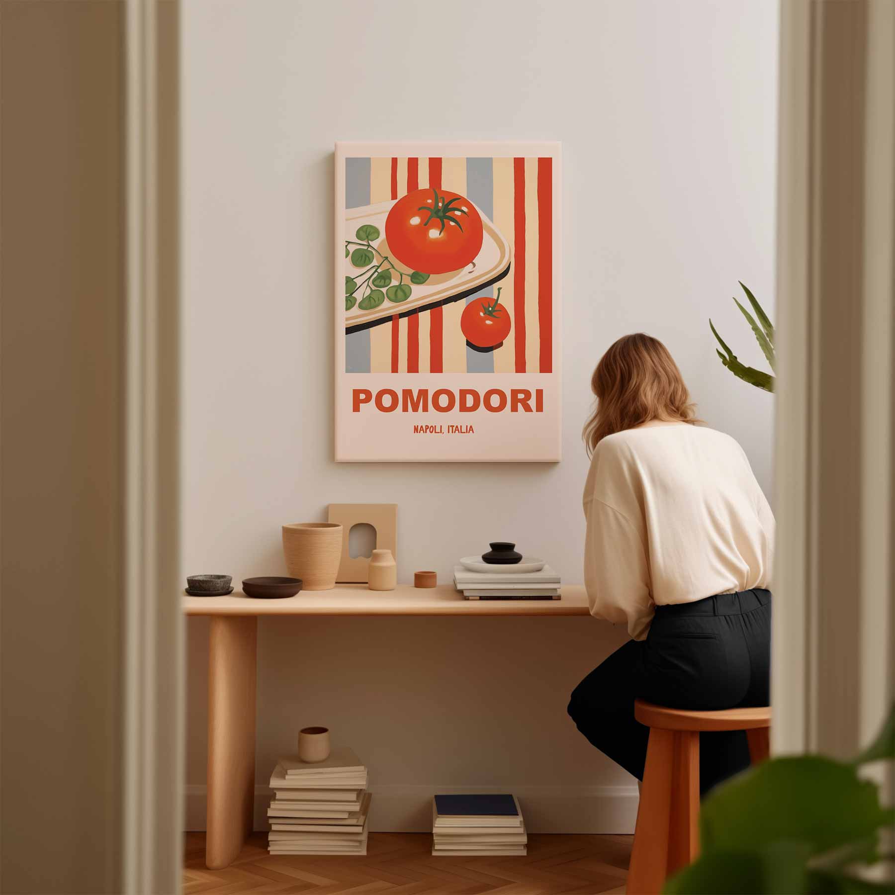 Pomodori Illustratie Poster
