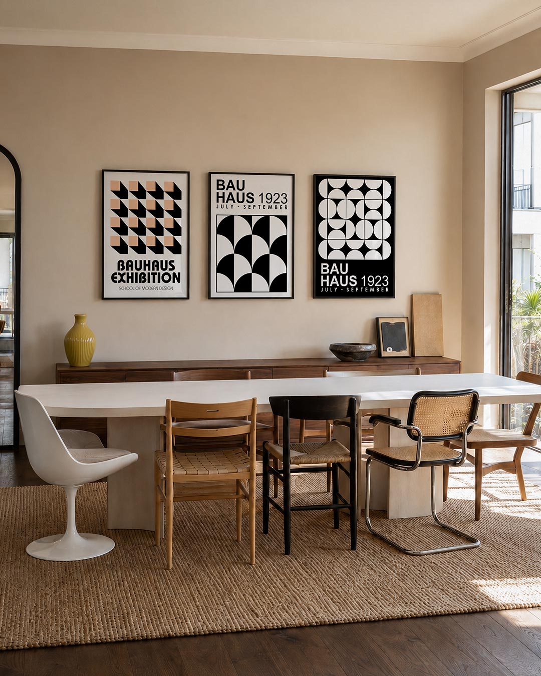 Vorm en schaduw Posterset