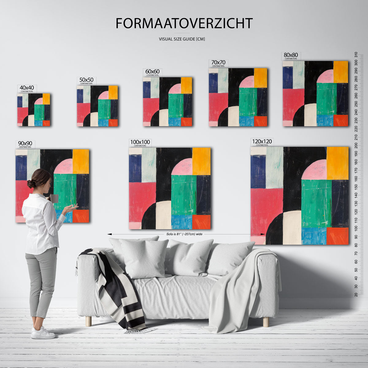Geometrische vormen Poster