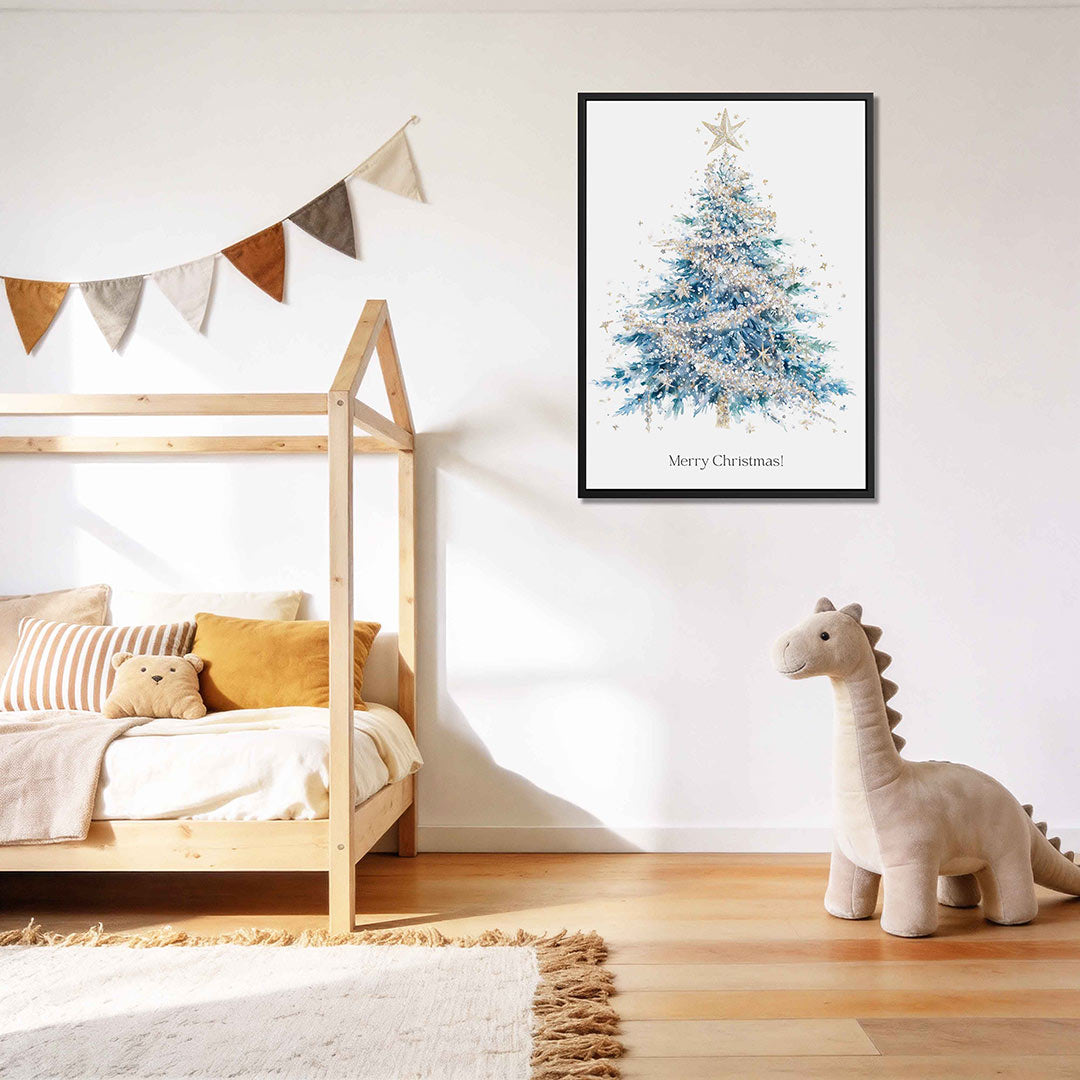 Feestelijke kerstboom Kunstwerk