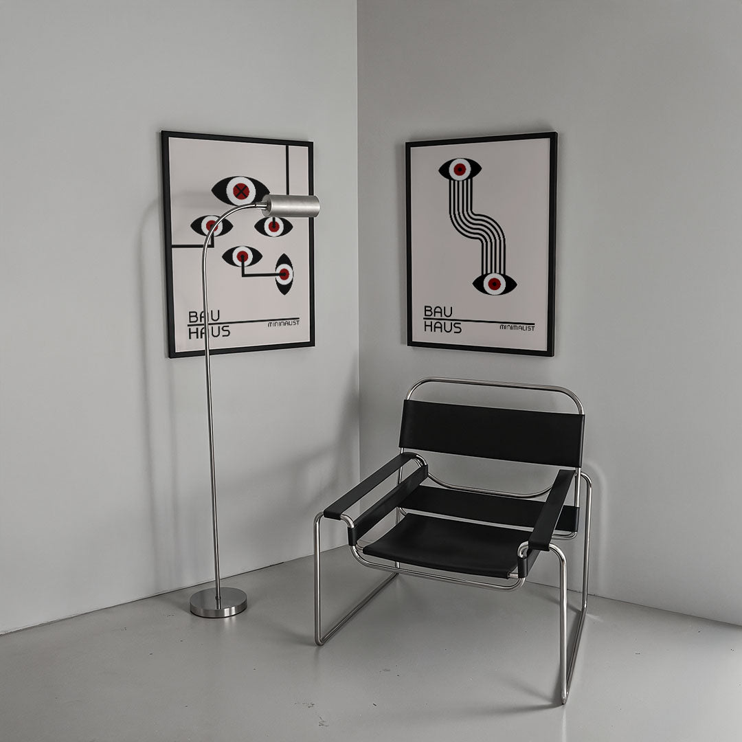 Oog en lijnenspel Posterset