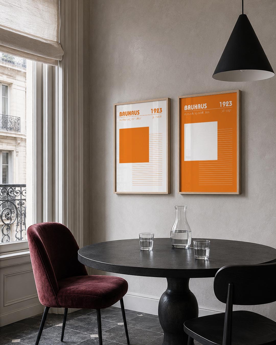 Vorm en lijnenspel Posterset