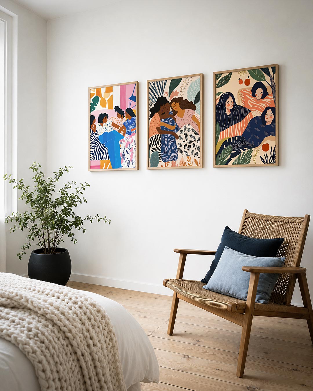 Kleurrijk samenspel Posterset