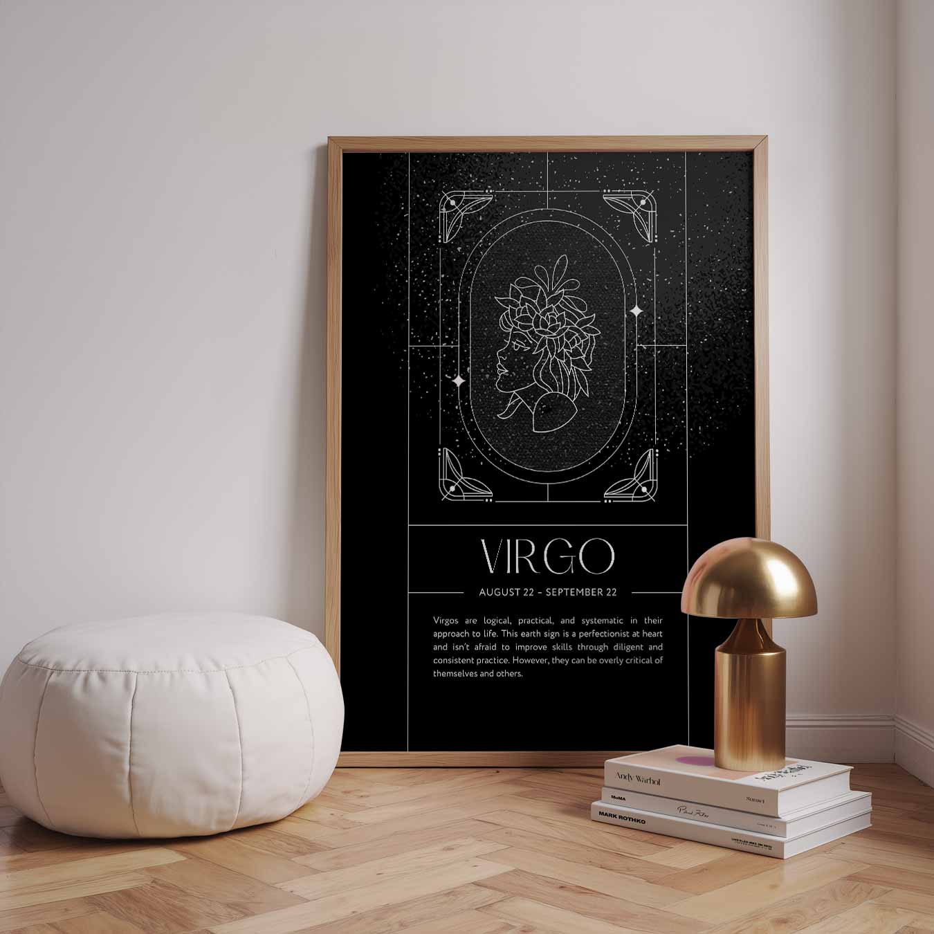 Virgo Sterrenbeeld Poster-WallArtistic