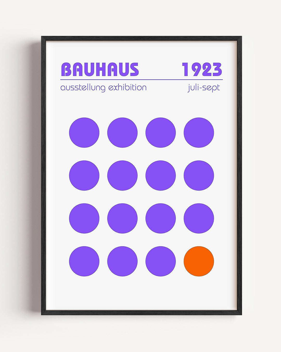 Kleur en cirkelritme Poster