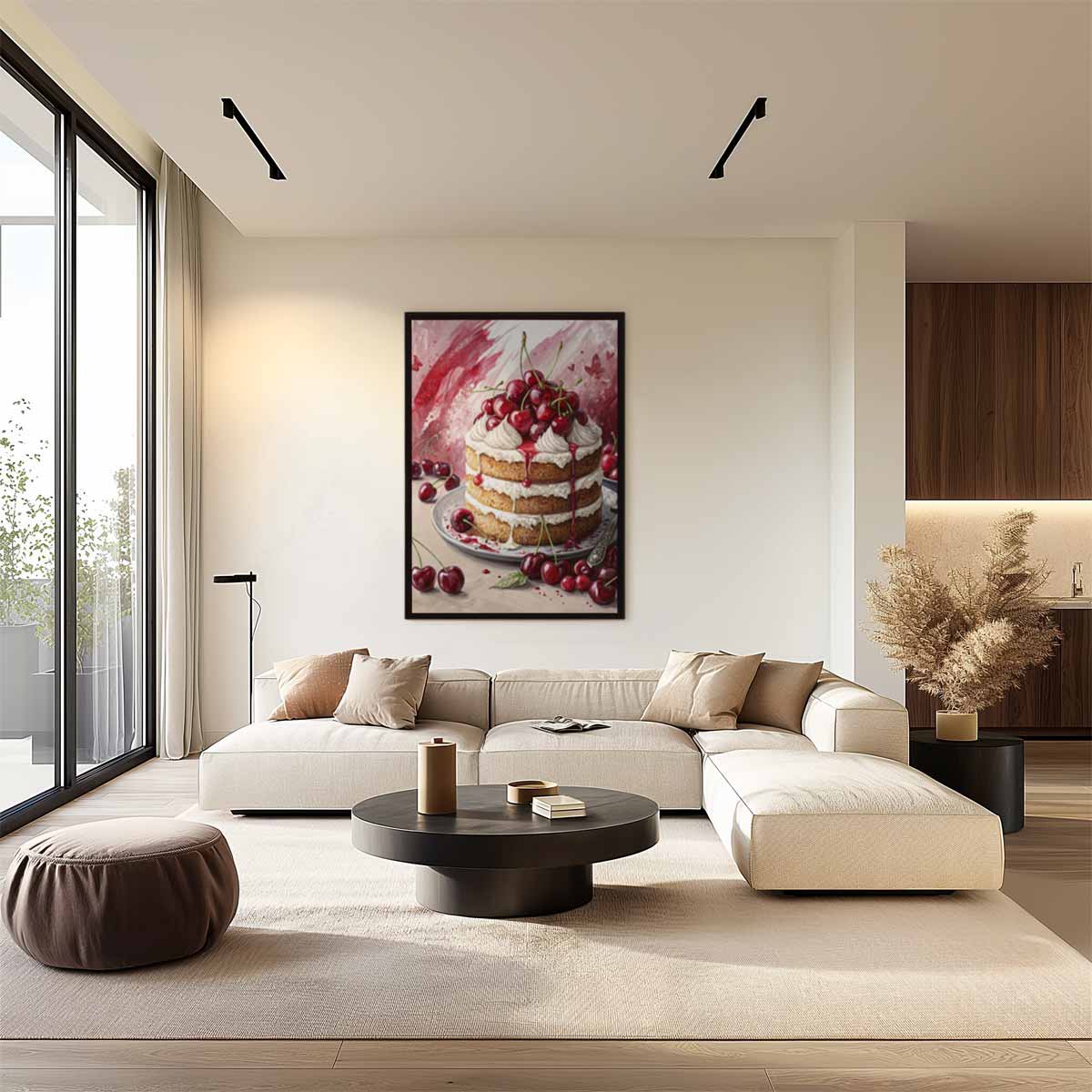 Zoete Kersen Verrukking Kunstwerk-canvas-dibond-plexiglas-wanddecoratie-WallArtistic
