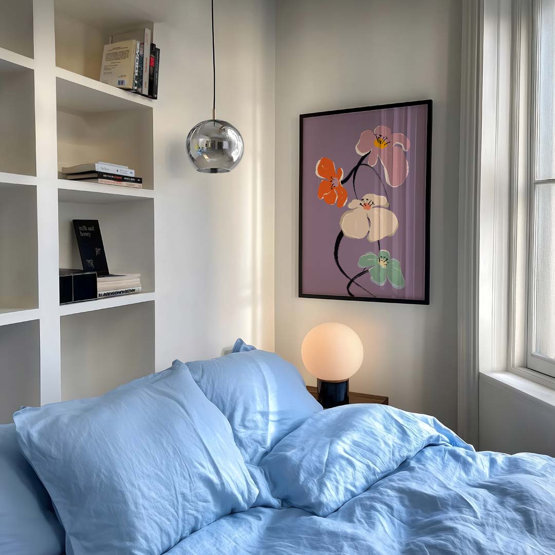 Stijlvolle Bloemenpracht Poster-WallArtistic