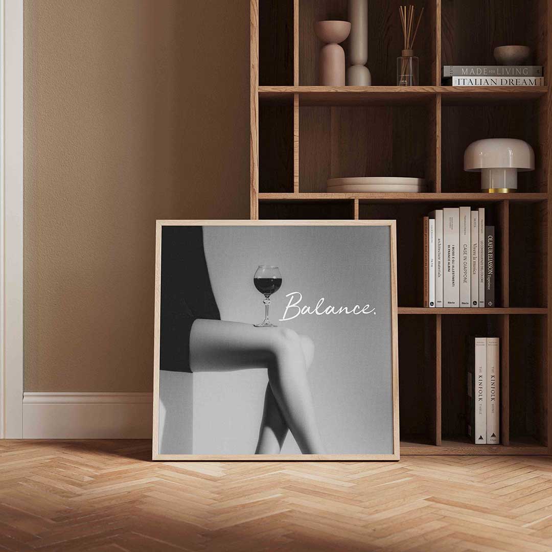 Glas op been Poster