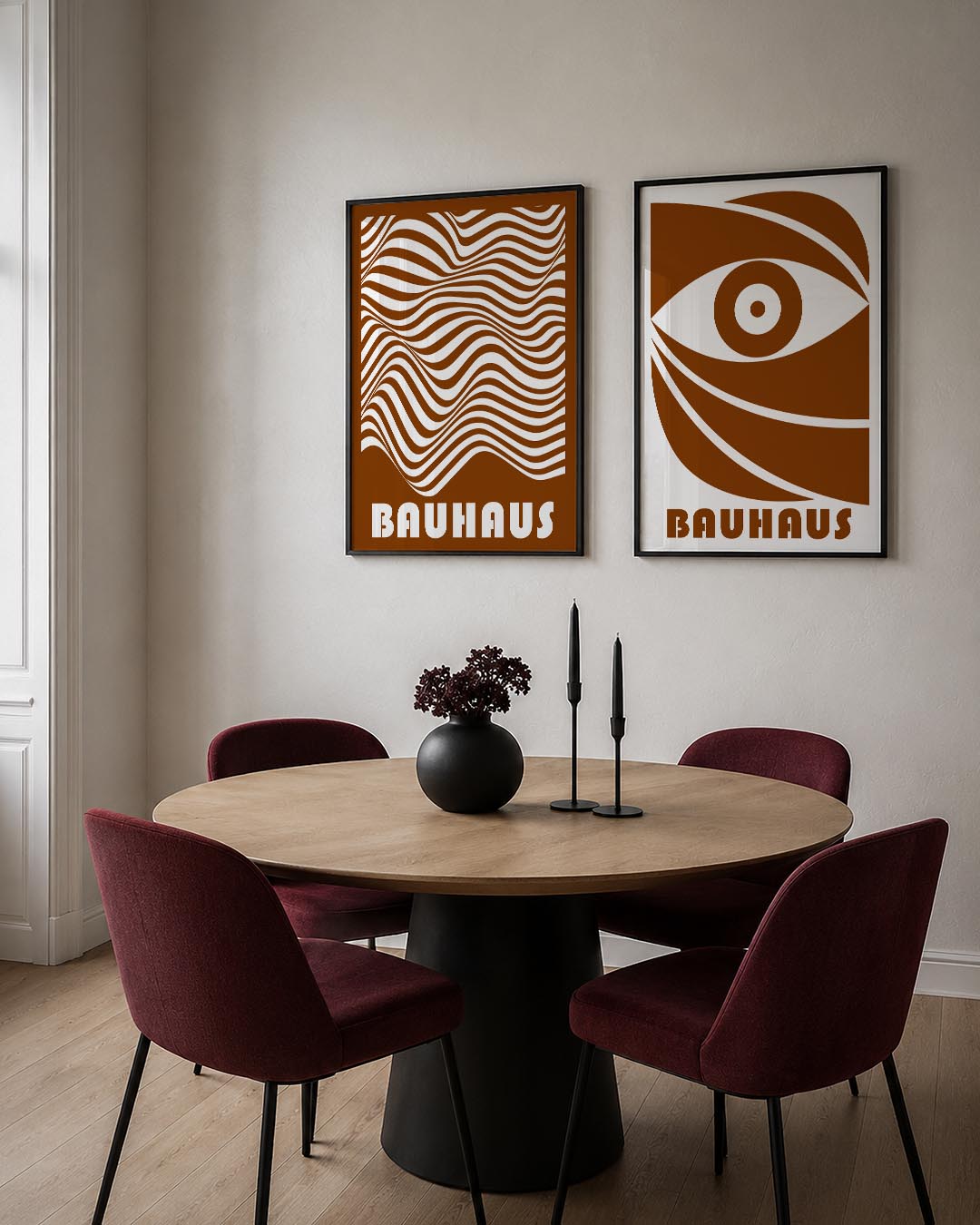 Golvend lijnenspel Postersets