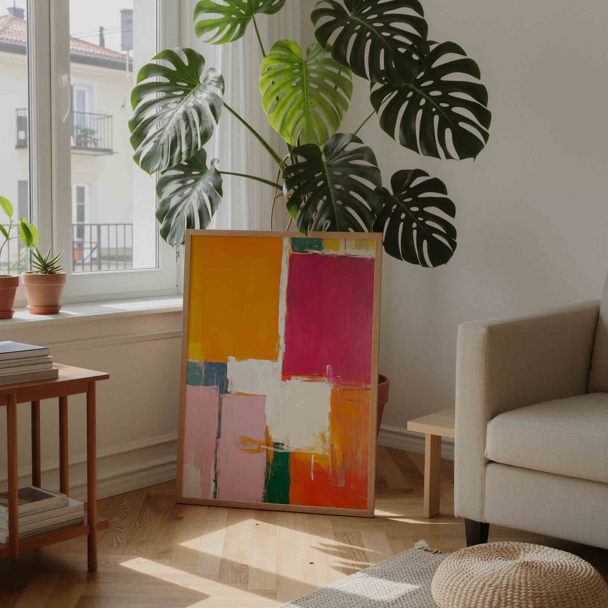 Abstracte vormen Poster