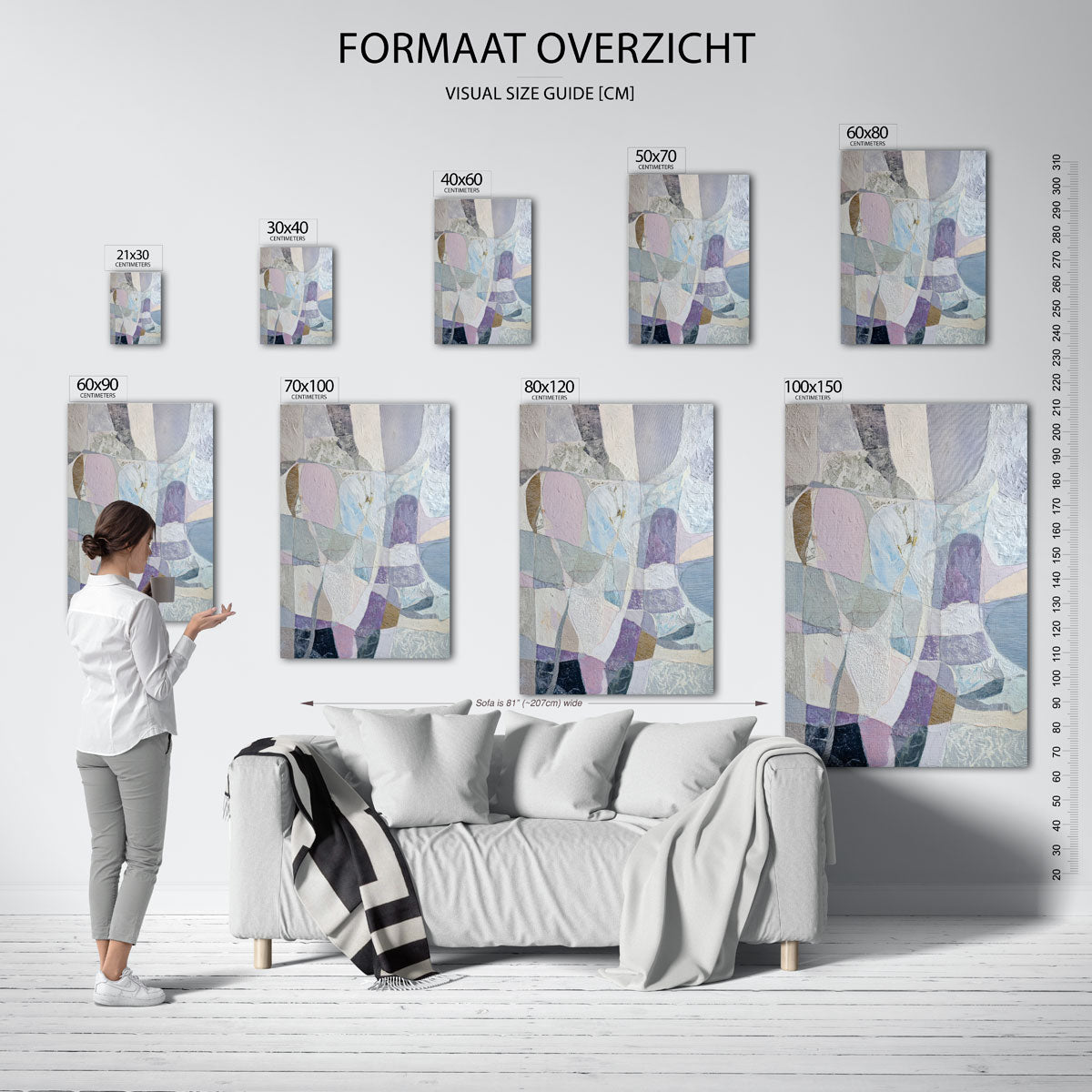 Abstracte vormen Poster