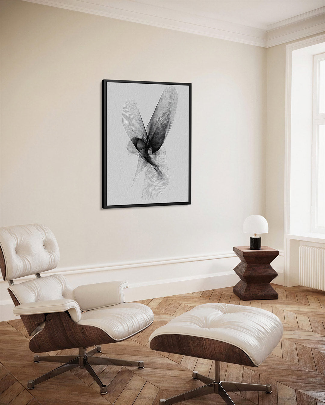 Dynamische lijnvormen Kunstwerk