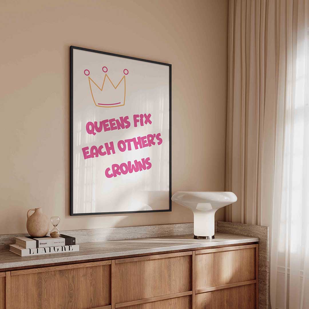 Kroon en tekst Poster