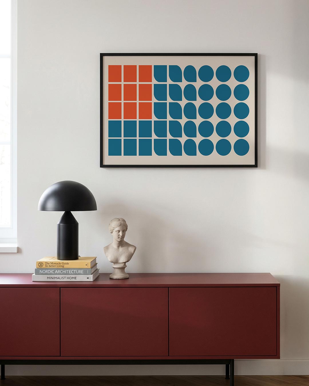 Vormritme en kleur Poster