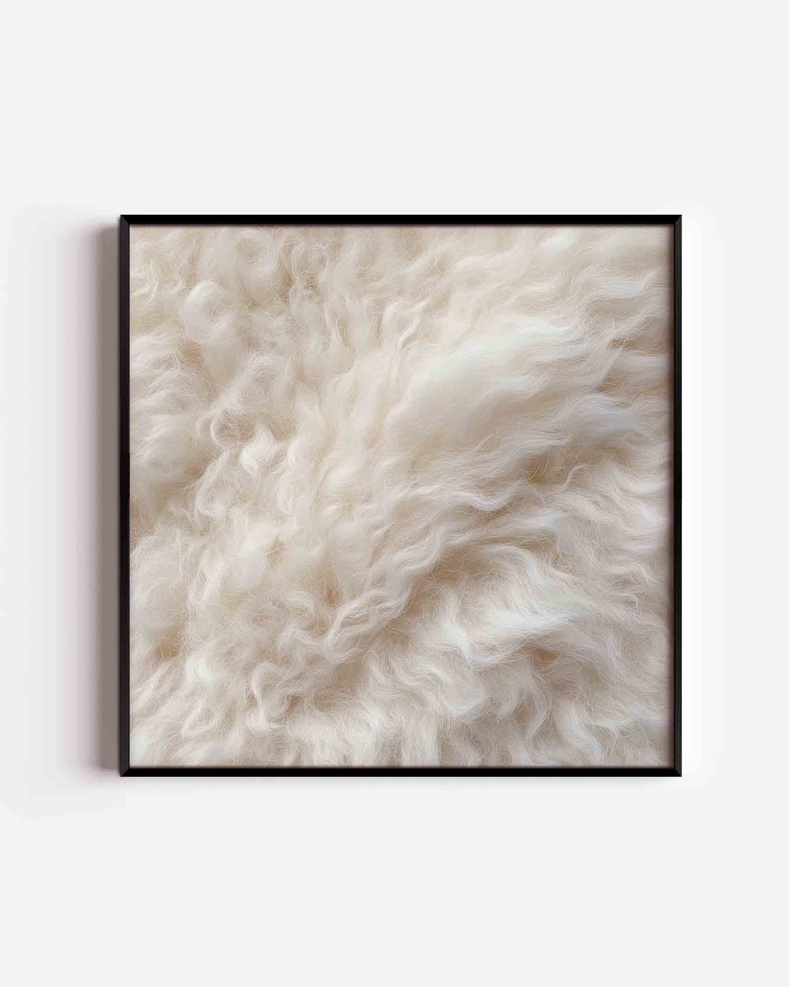Zachte wol textuur Poster