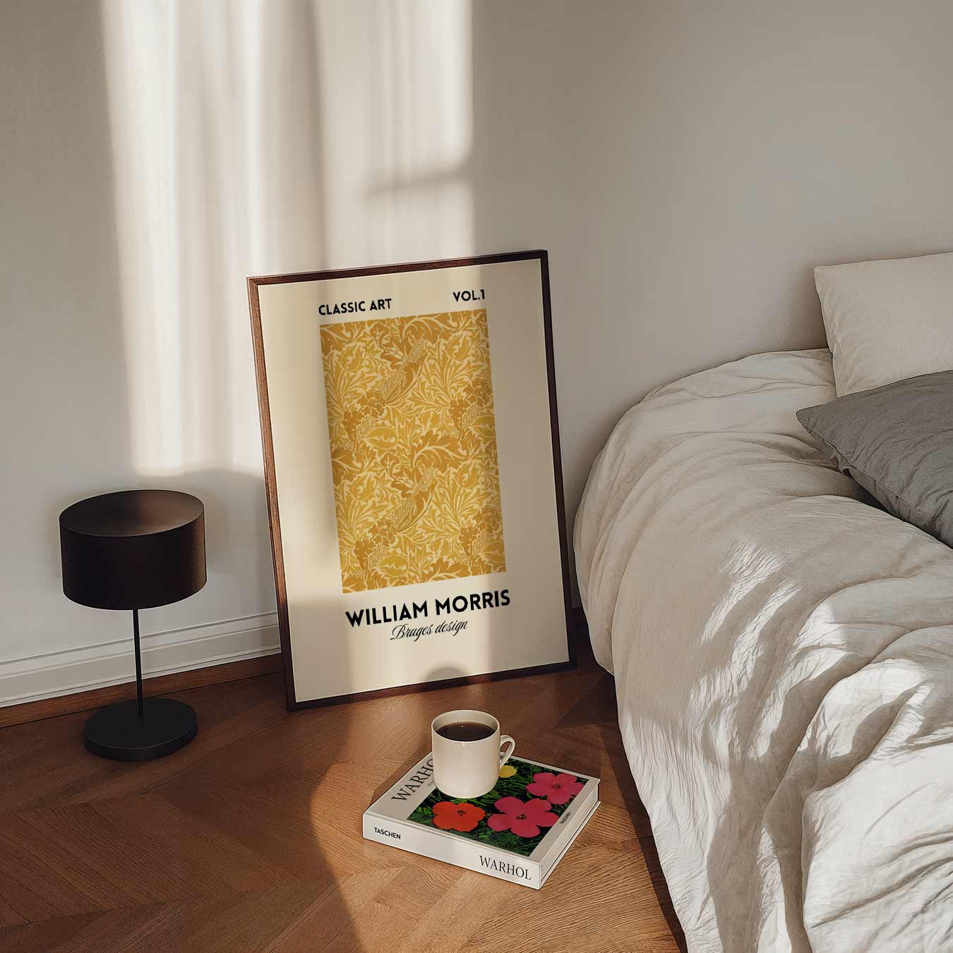 William Morris Bruges Design Poster-WallArtistic