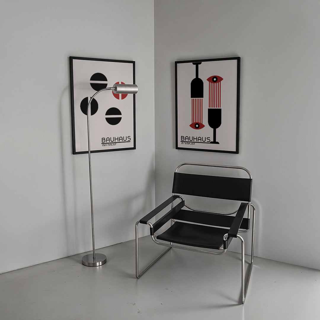 Cirkelritme en lijnen Posterset