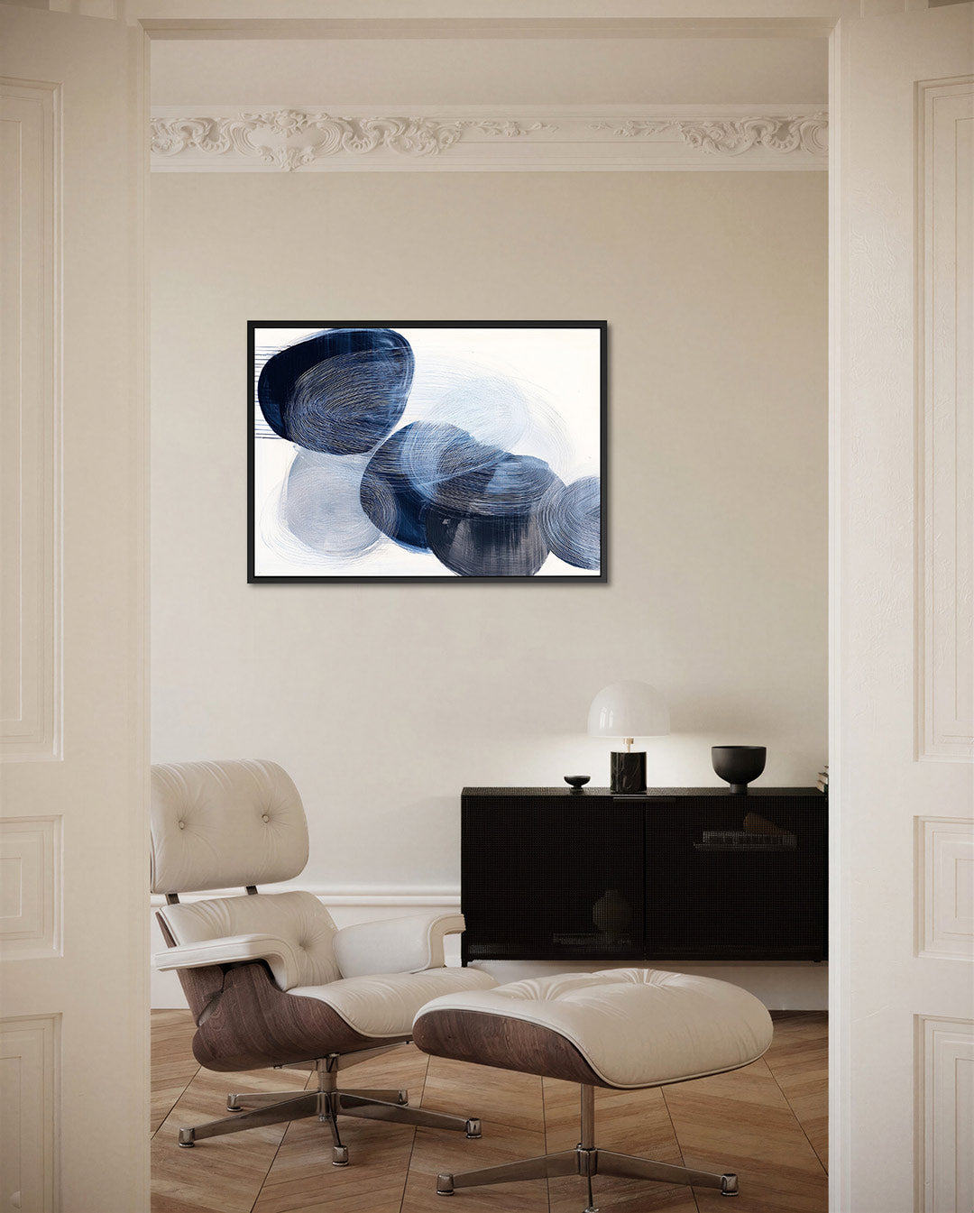 Cirkelvormige lijnen Kunstwerk