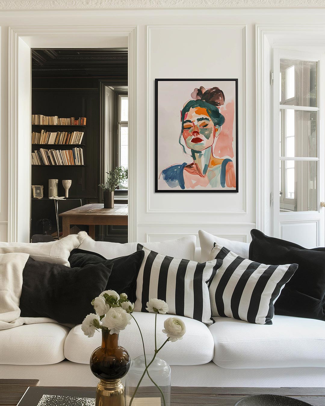 Portretstudie Kunstwerk