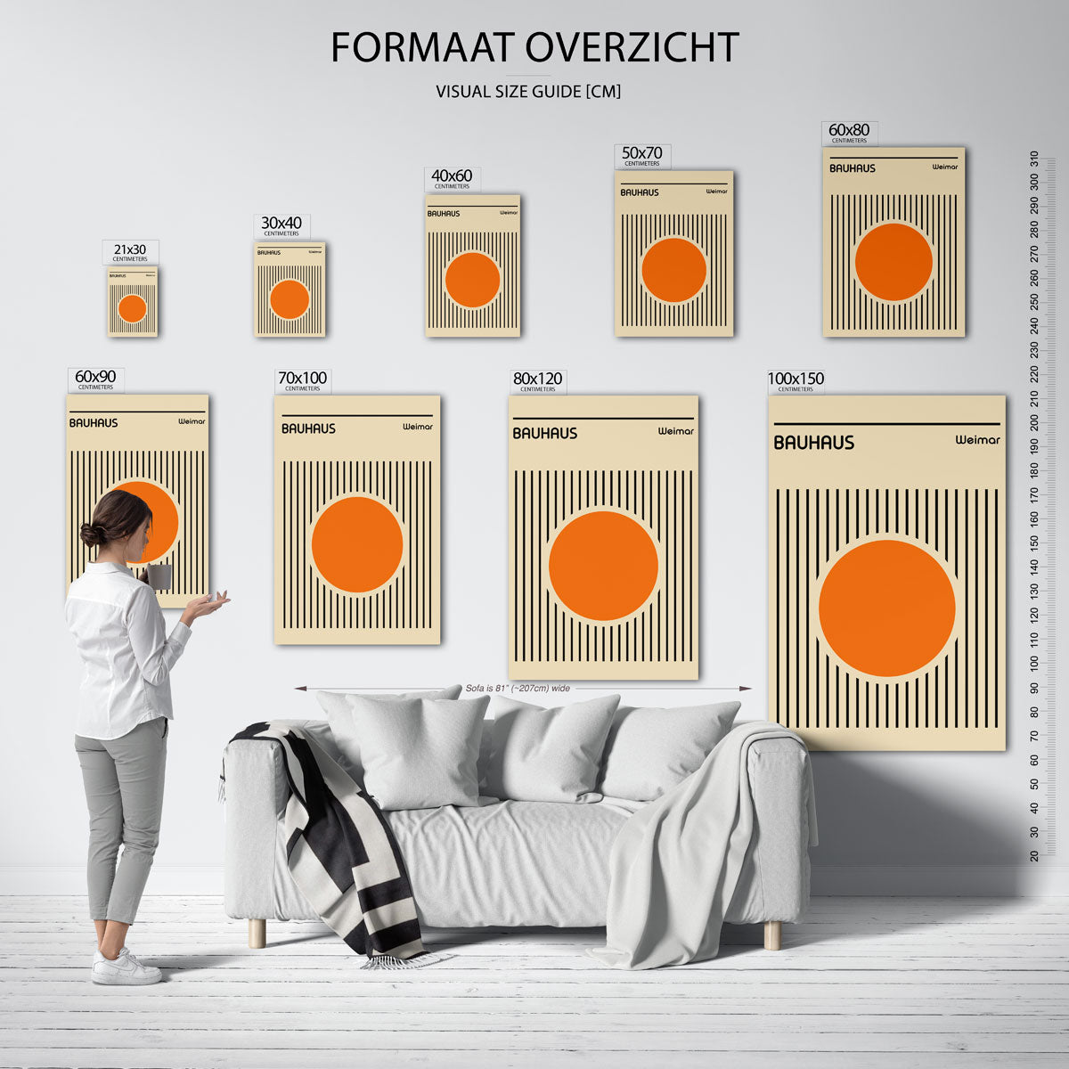 Vorm en lijnen Poster