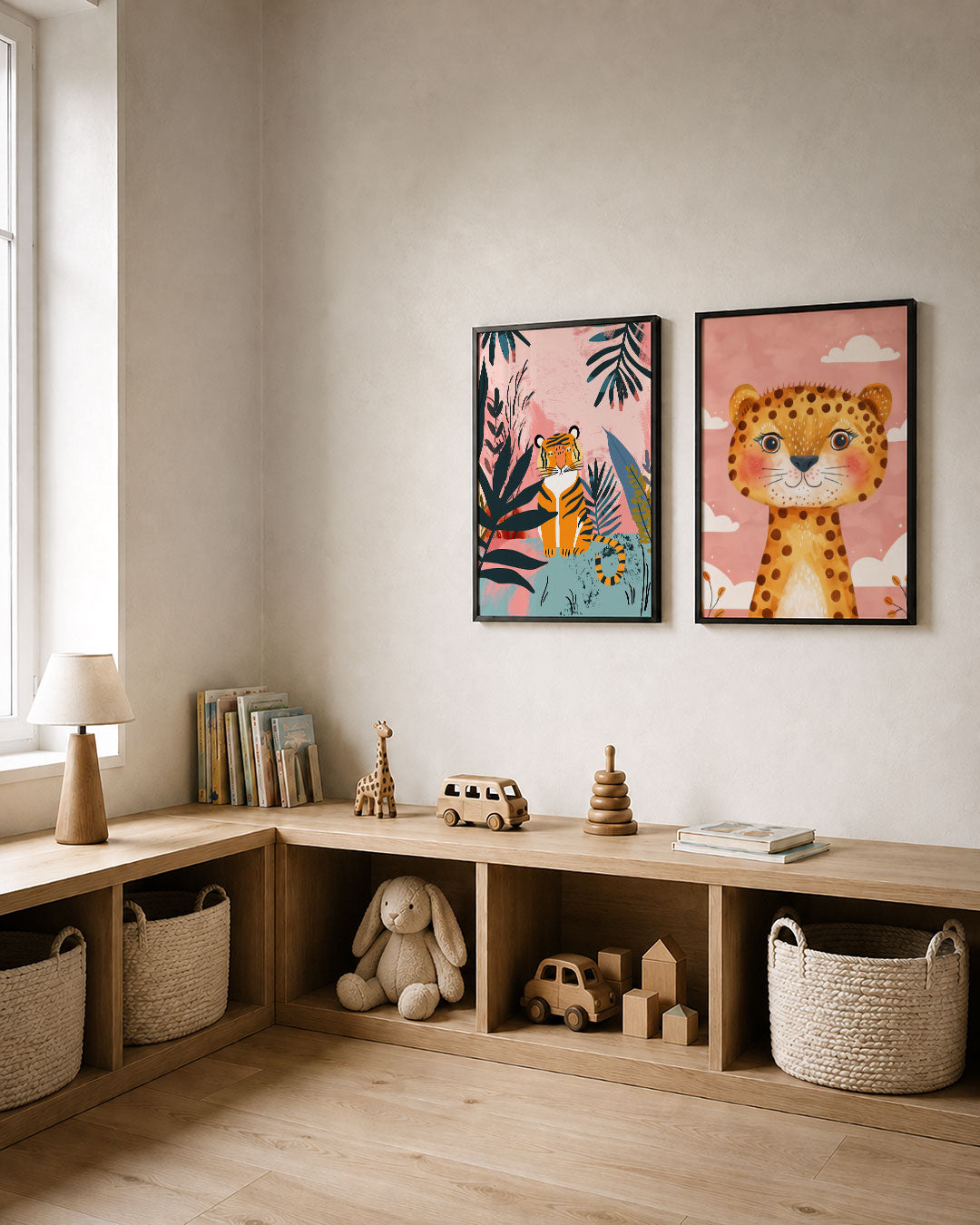 Tropische tijger Posterset