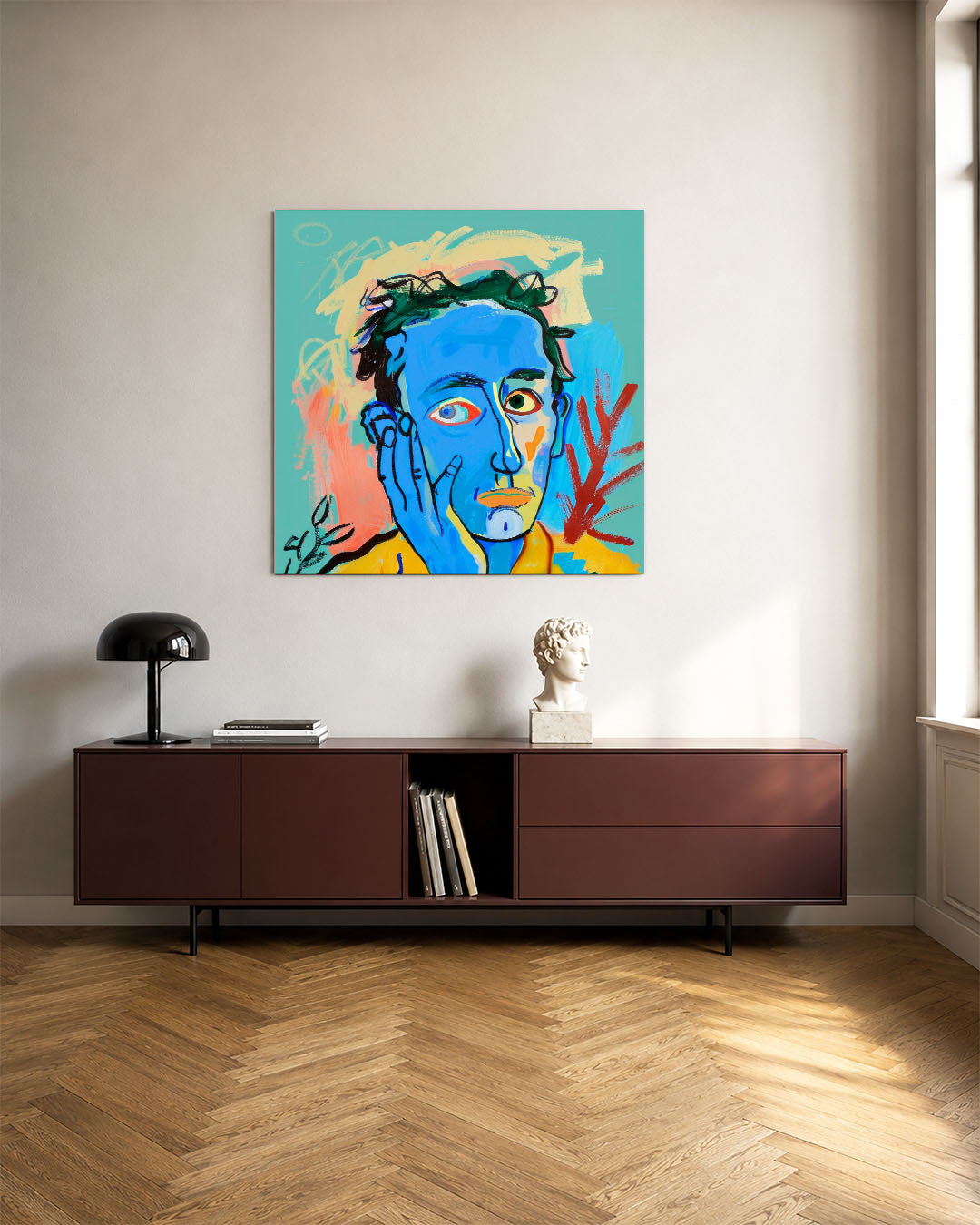 Portretstudie Kunstwerk