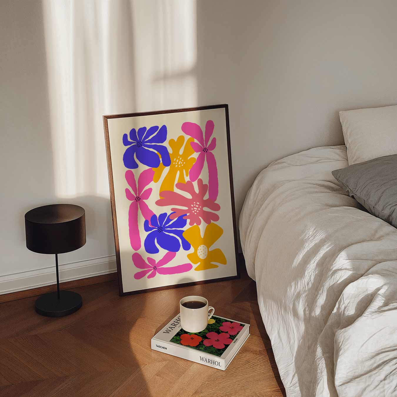 Kleurrijke Bloemenposter-WallArtistic