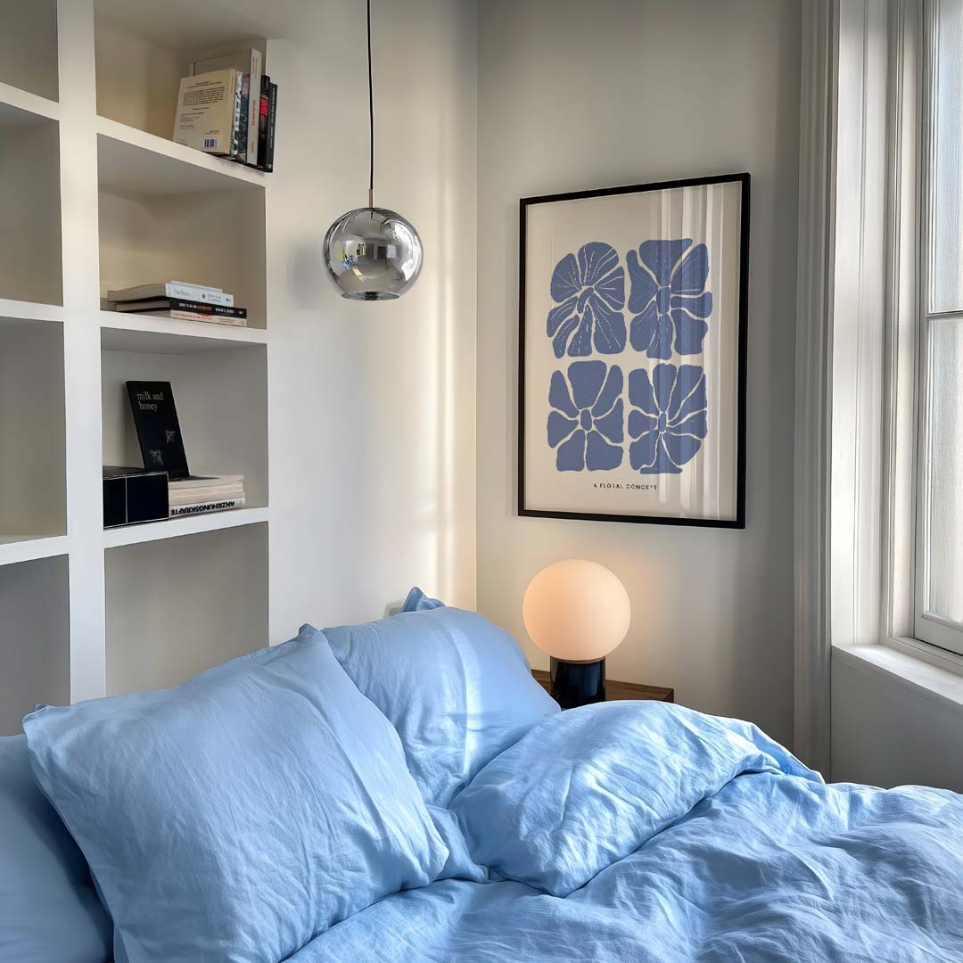 Bloemrijke Kunstposter-WallArtistic