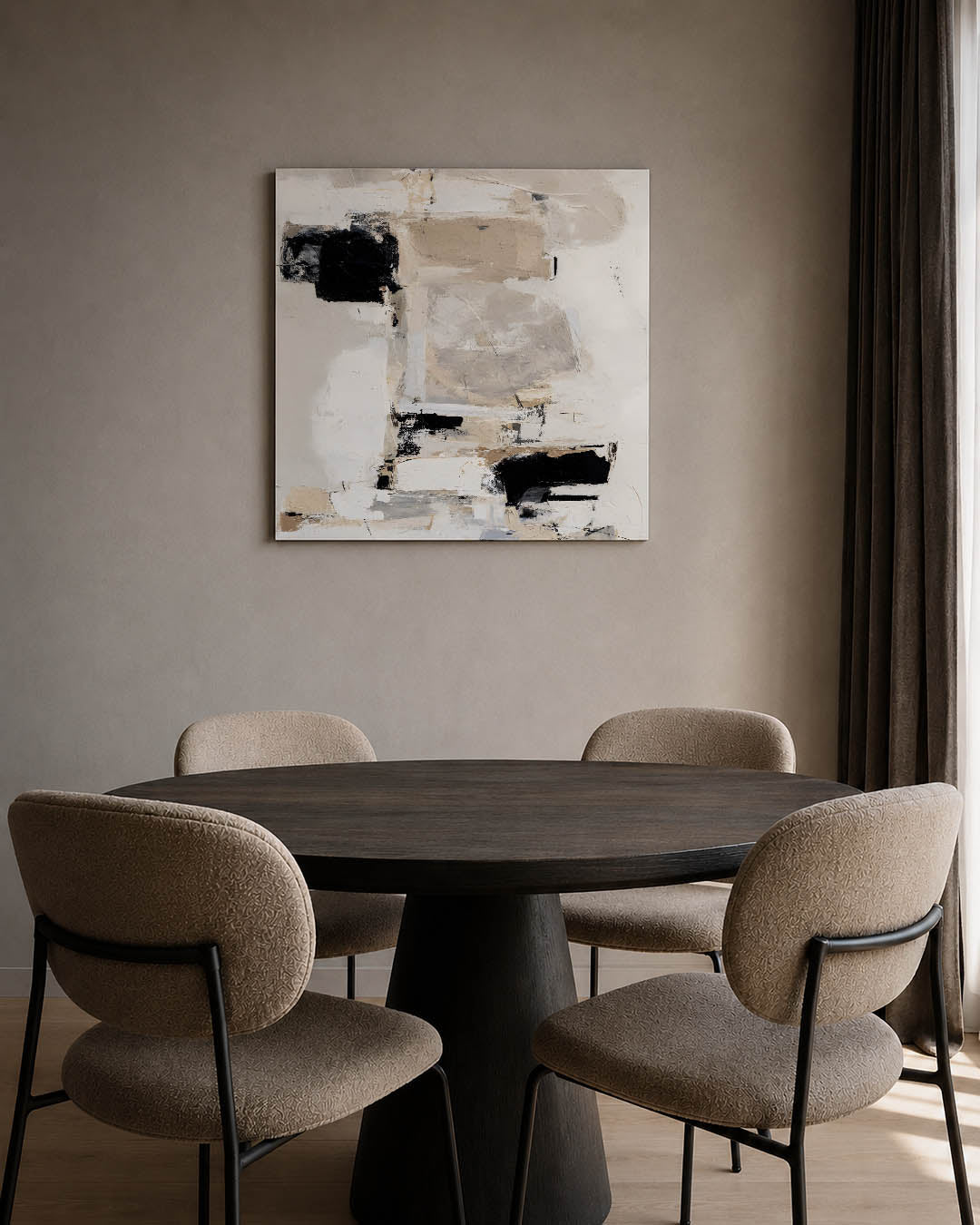 Geometrische compositie Kunstwerk