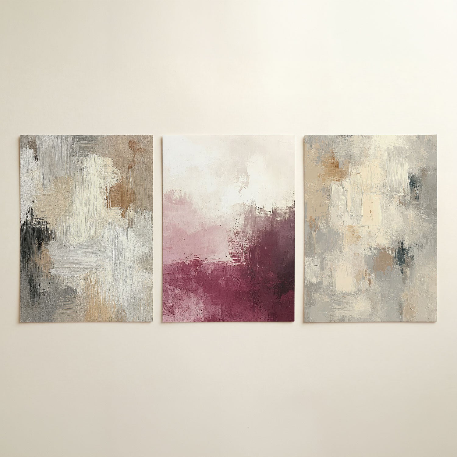 Zachte kleurvlakken Posterset