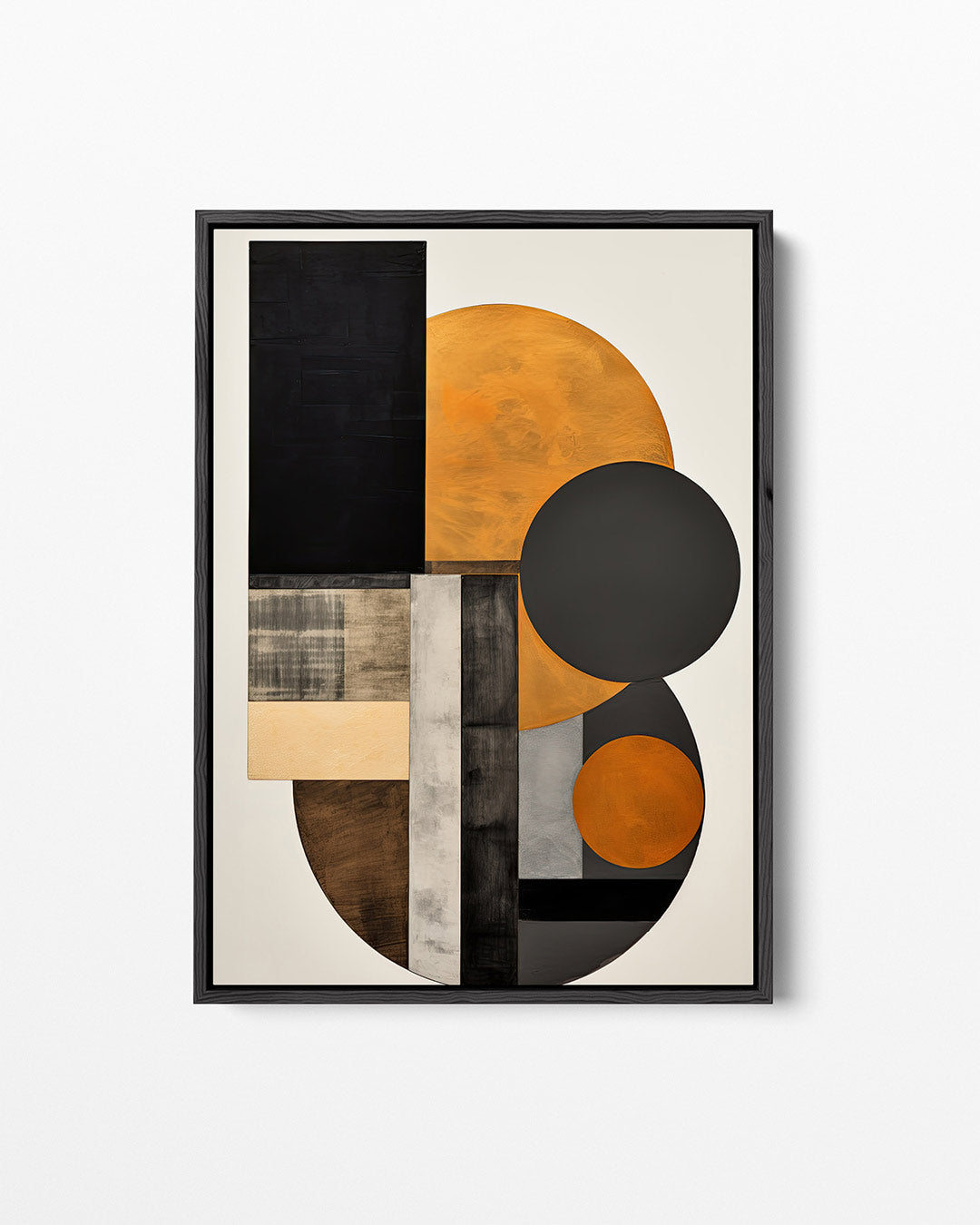 Geometrische vormen compositie Kunstwerk