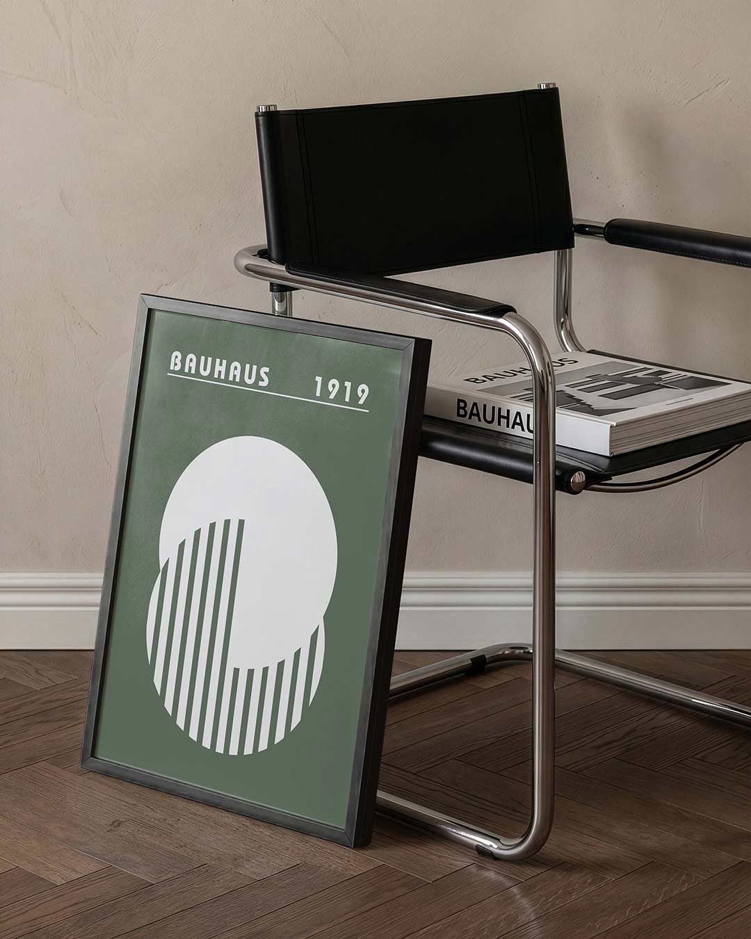 Cirkel en lijnen Poster
