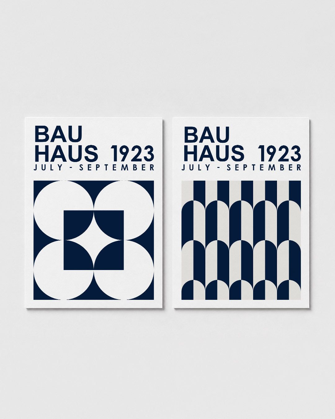Cirkel en vierkant Posterset