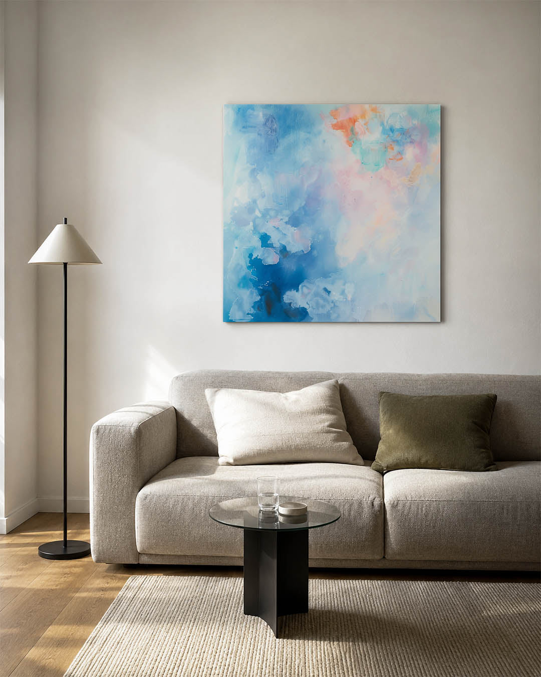 Dromerige kleurenexplosie Kunstwerk