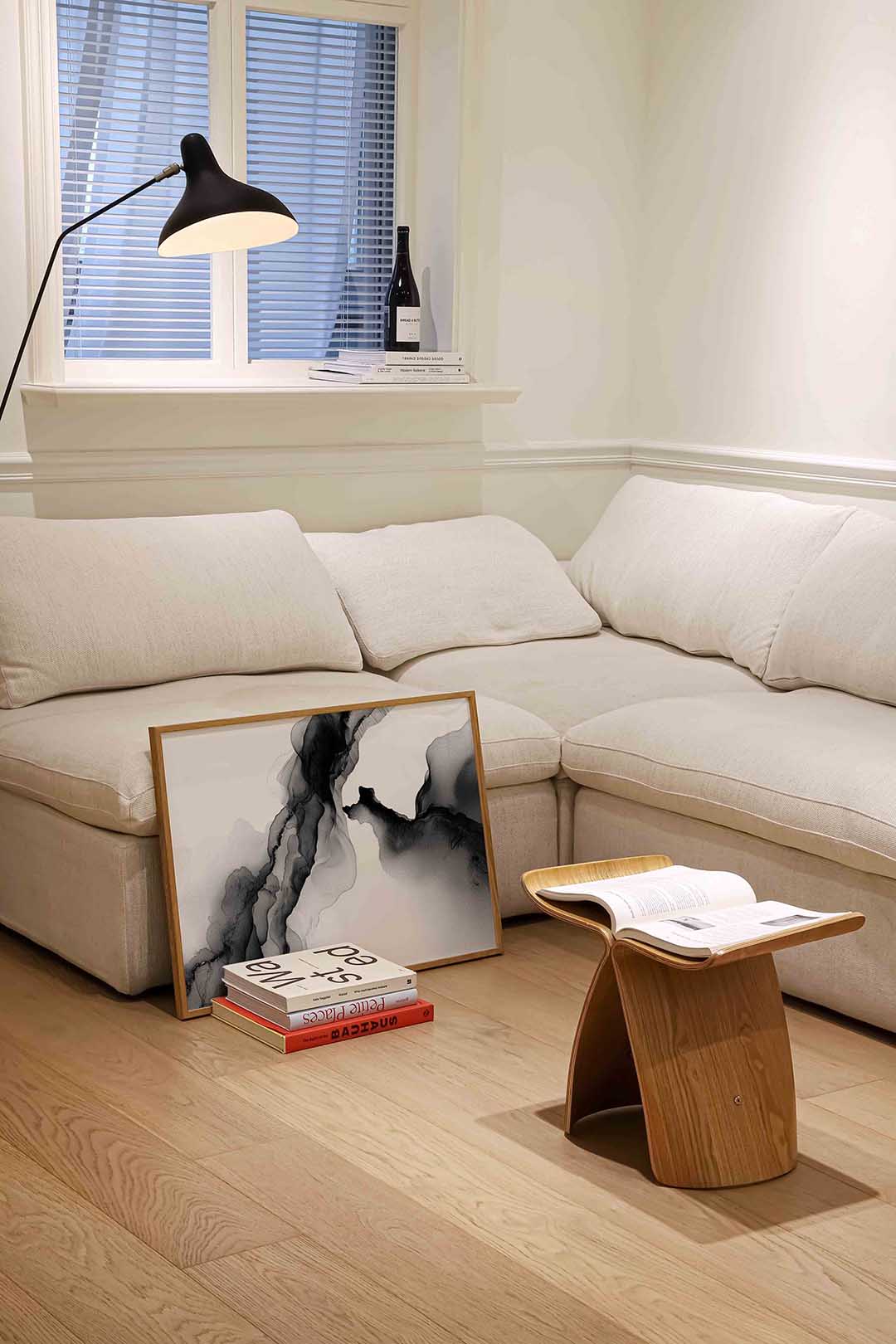 Abstracte zwarte vormen Poster