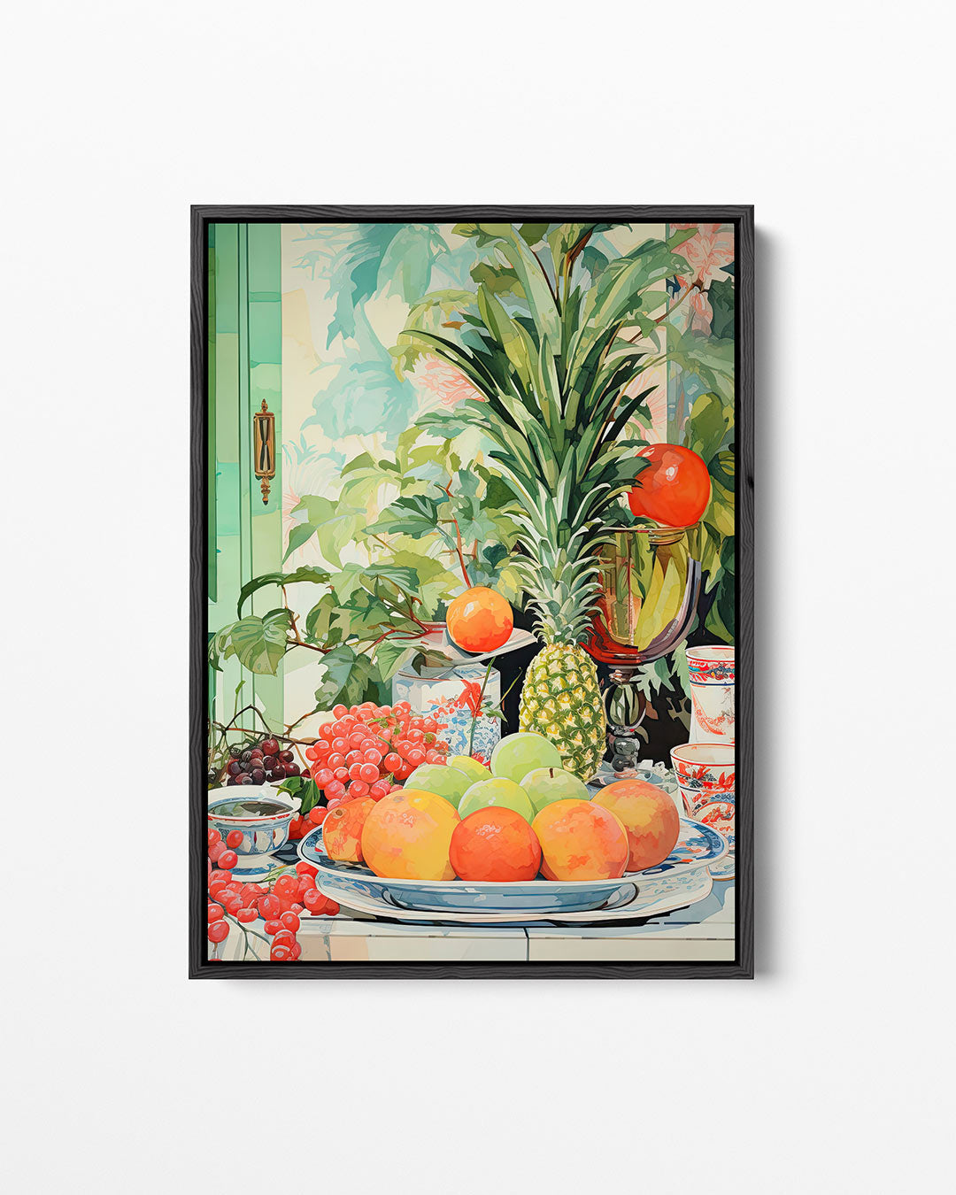 Levendige fruitschaal Kunstwerk
