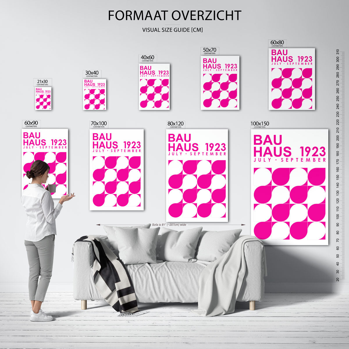 Vormen en vlakken Poster