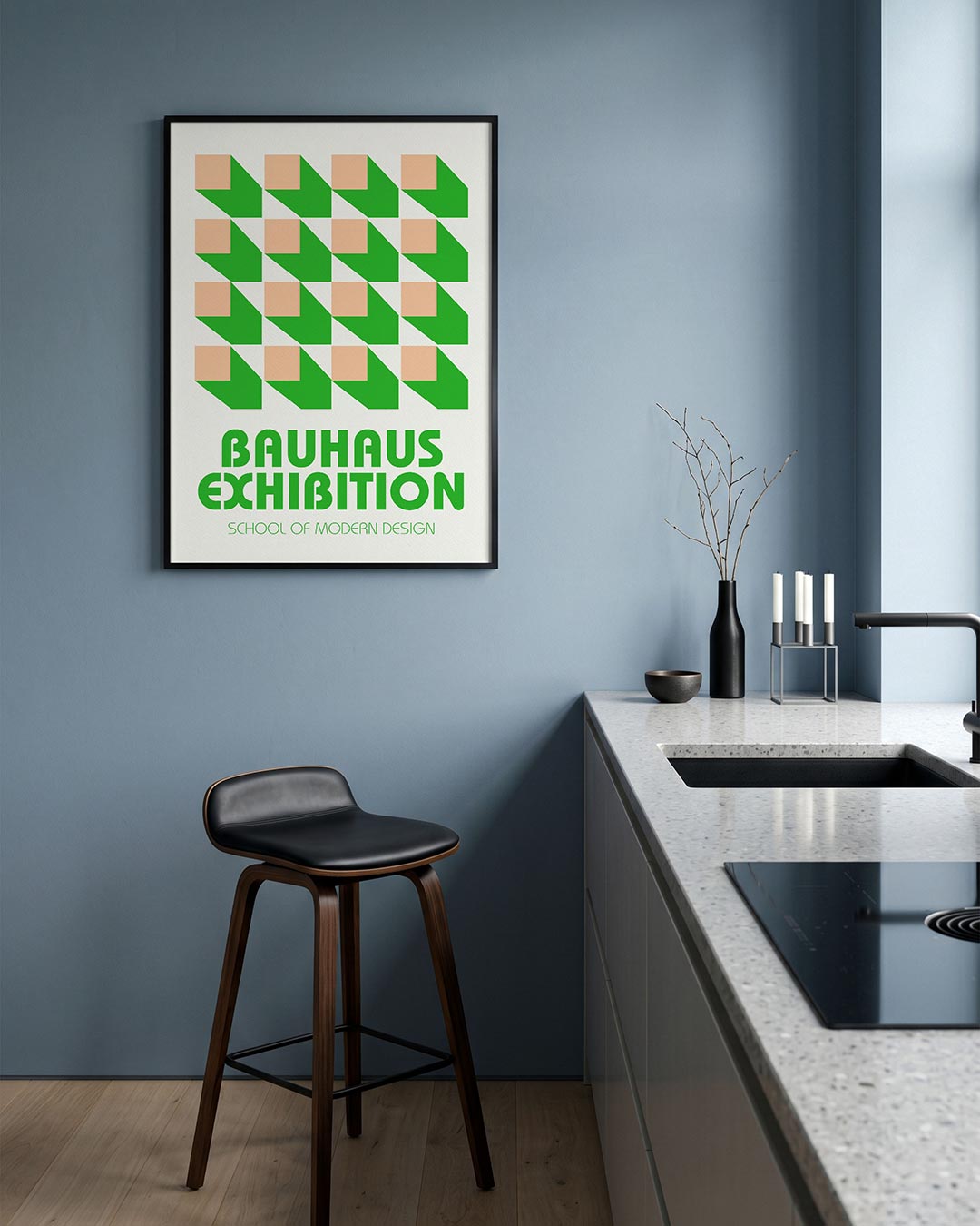 Vorm en schaduw Poster