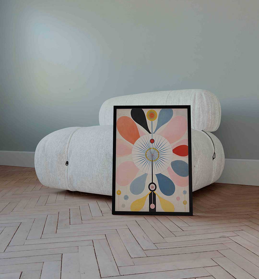 Abstracte vormen Poster