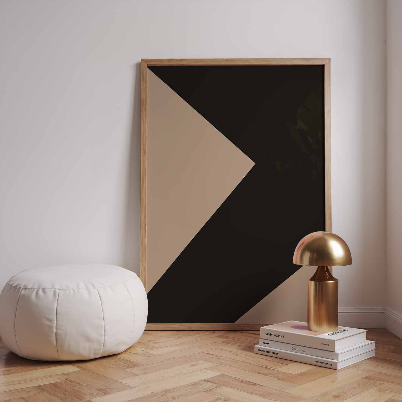 Moderne Geometrische Kunst Poster-WallArtistic