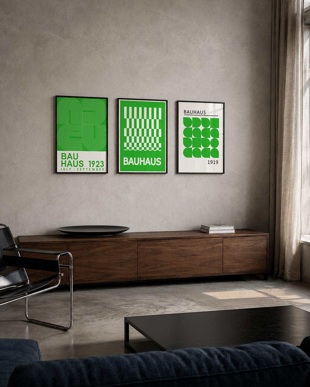 Lijnen en kleurvlakken Posterset