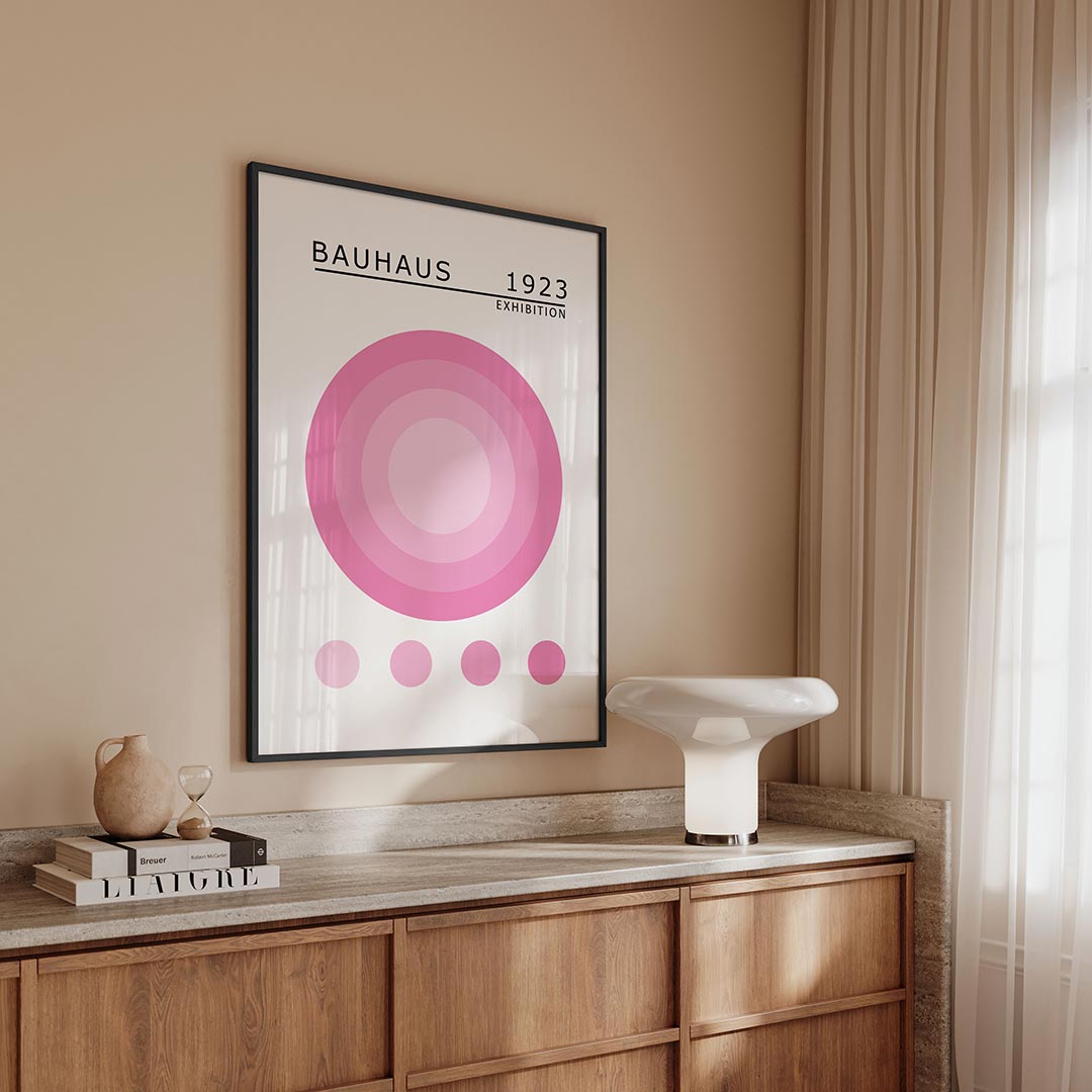 Cirkelvormen en kleuren Poster