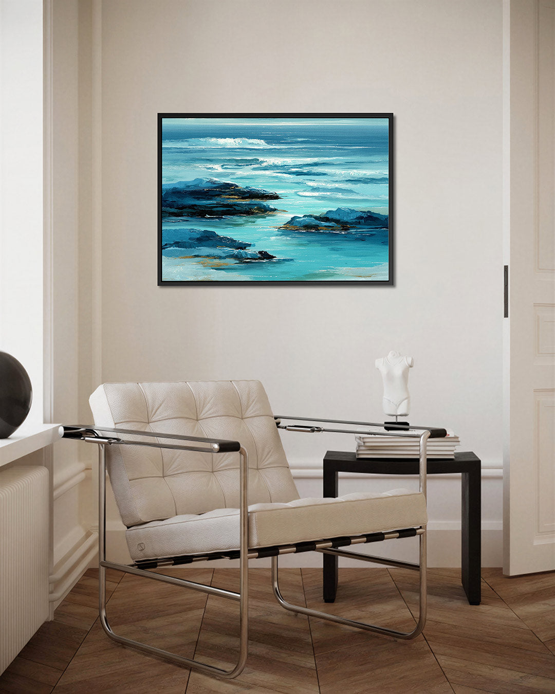 Zeezicht compositie Kunstwerk
