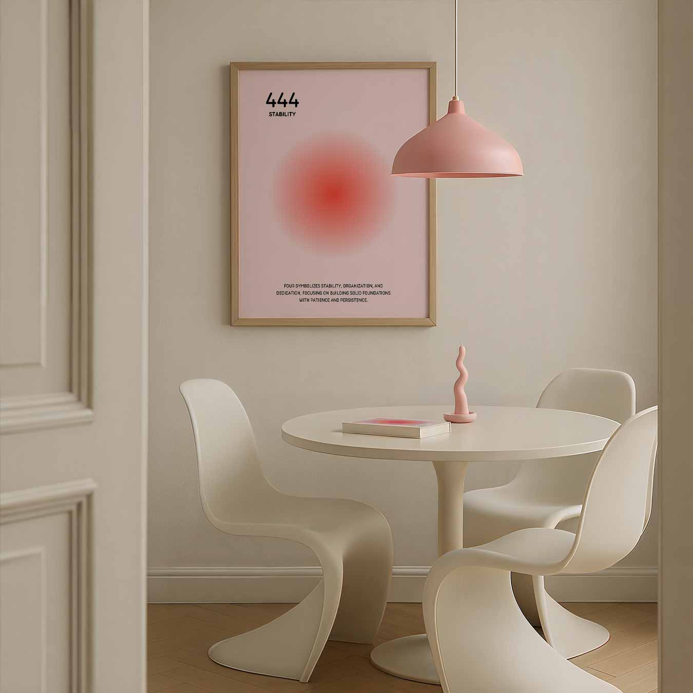 Inspirerende 444 Stabiliteit Poster-WallArtistic