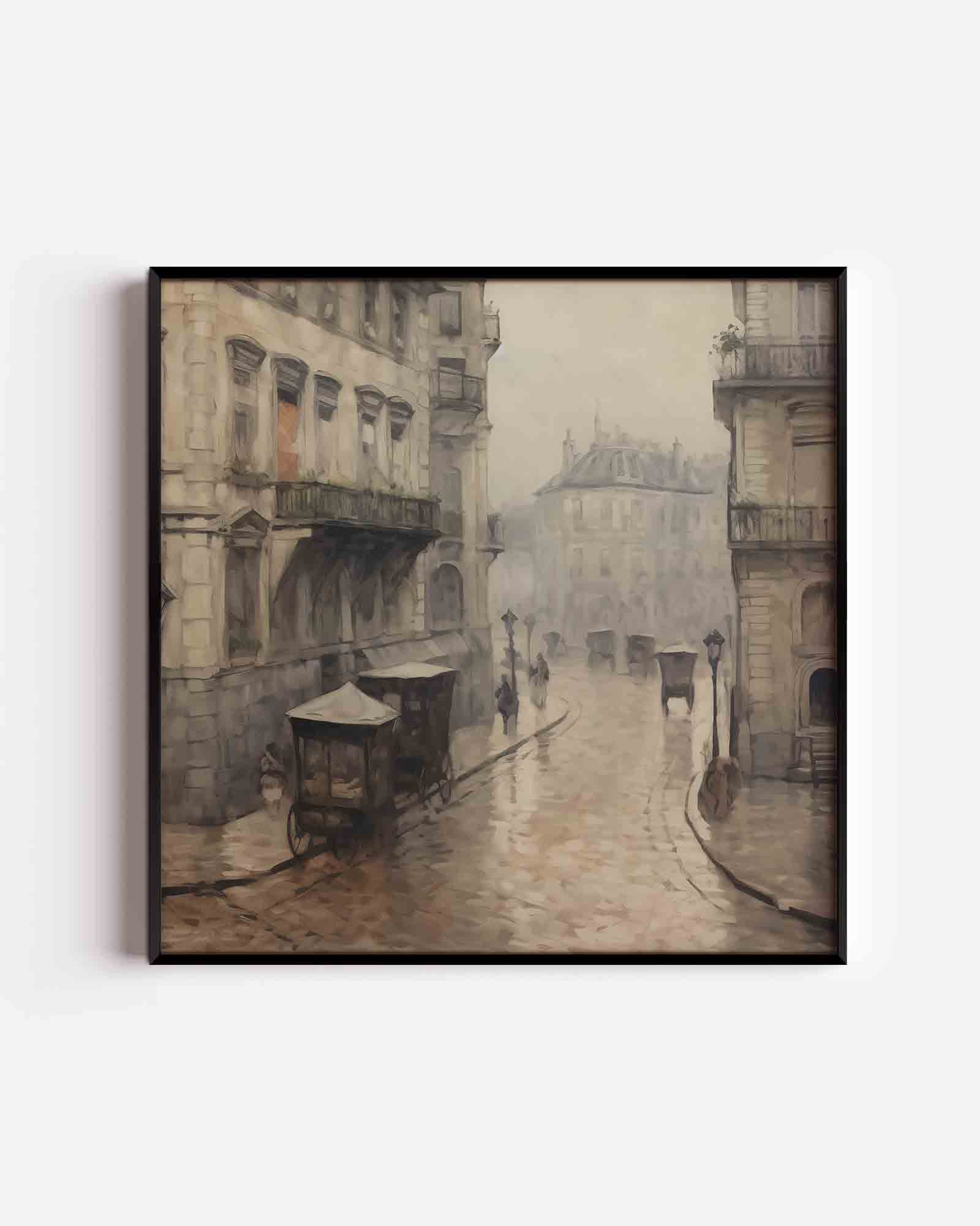 Historische straat Poster