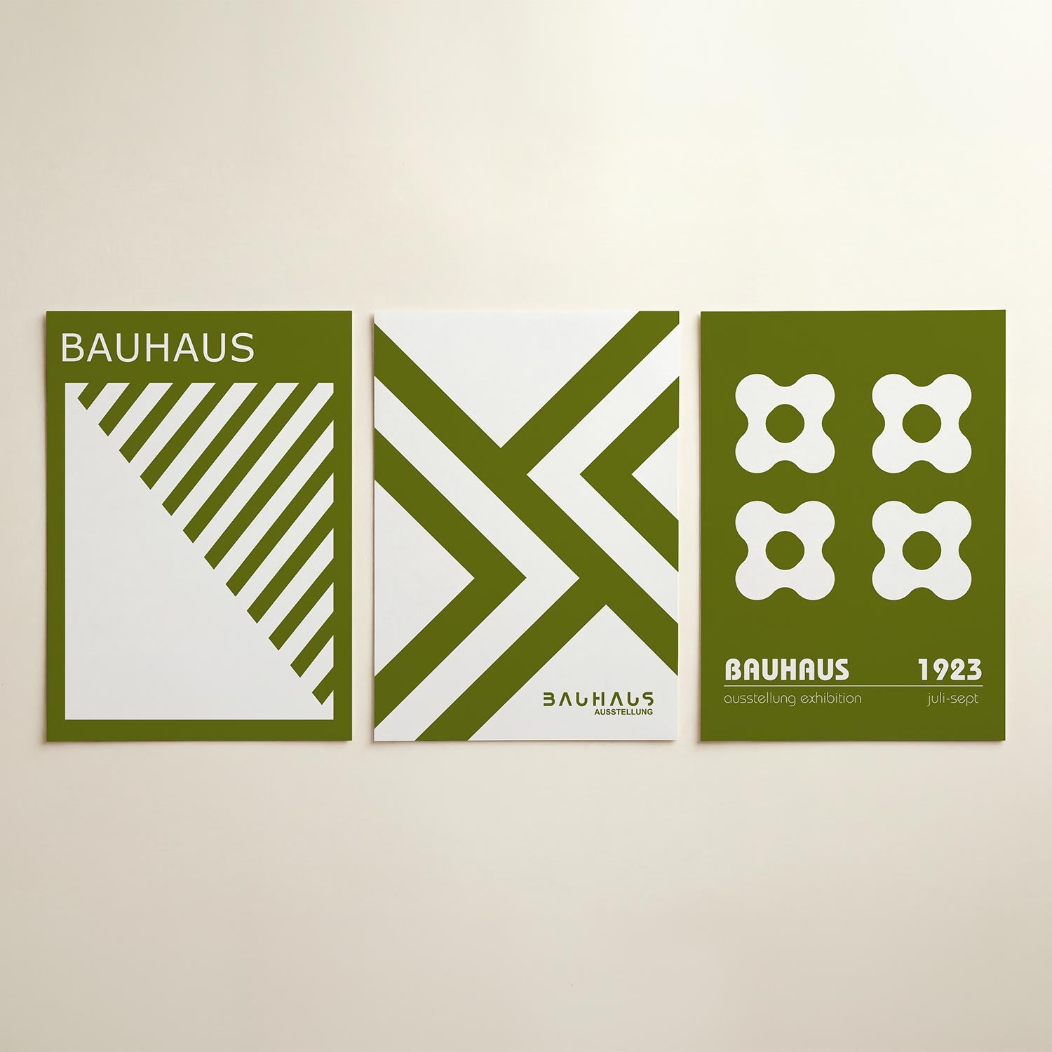Diagonal lijnen Posterset